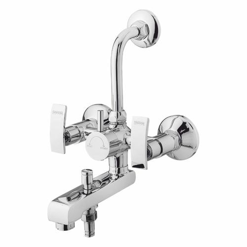 Wall Mixer Three in One with L-Bend for Overhead Shower